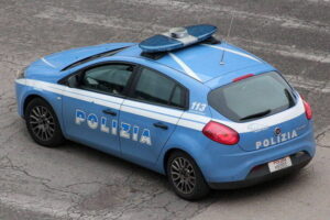 Polizia interviene a Brusciano