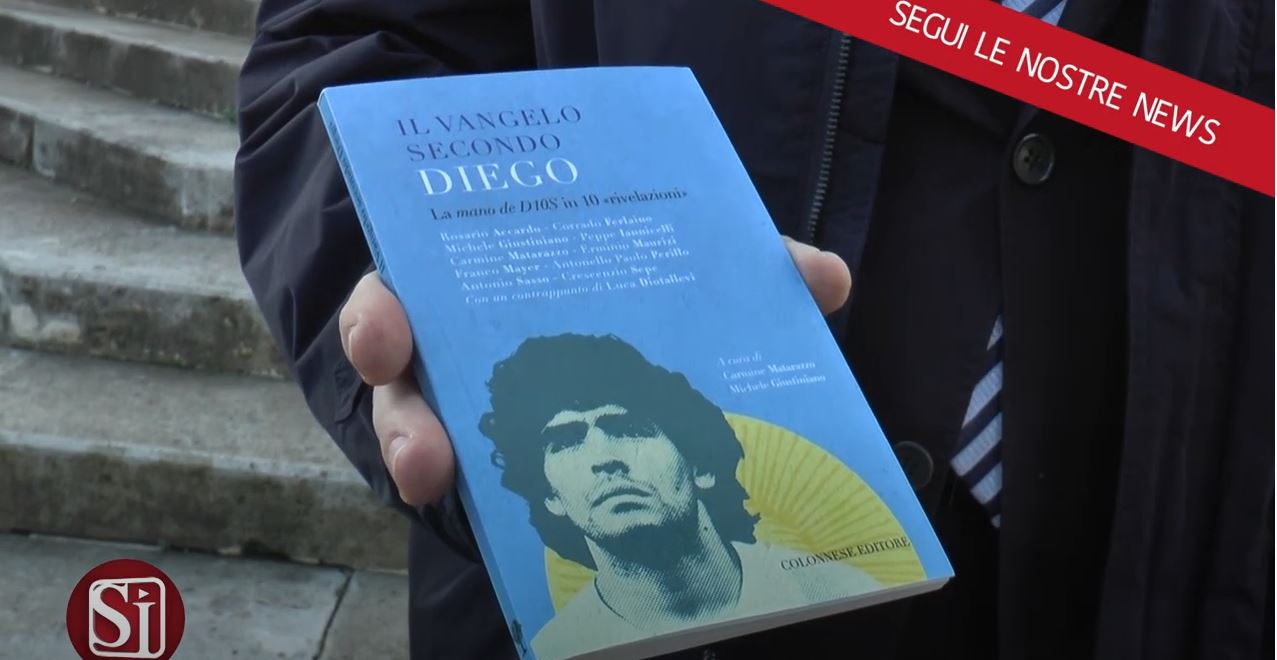 E' stato presentato a Napoli il libro "Il Vangelo Secondo Diego. La Mano de D10S in dieci rivelazioni" presso lo studio privato