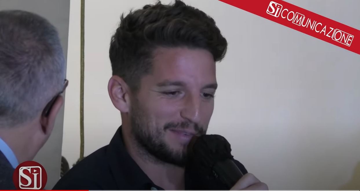 Alla presentazione del libro scritto da Walter De Maggio "Napoli grandi giocatori. Cuori da campioni", Dries Mertens ha parlato