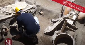 Nuova scoperta a Pompei. Dagli scavi della villa di Civita Giuliana emerge un nuovo ambiente in eccezionale
