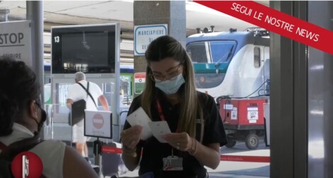 Treno fermo se a bordo c'è una persona con sintomi sospetti, controllo del green pass prima di salire in carrozza, vietato