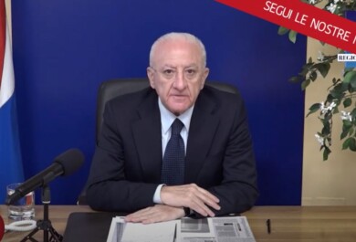La crescita dei contagi spaventa. De Luca ha perciò annunciato di non voler seguire le scelte del Governo giudicate irresponsabili