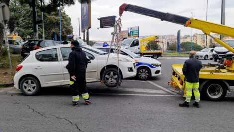 Carro attrezzi stadio Maradona
