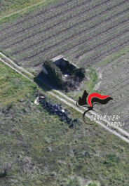 Monitoraggio dei Carabinieri, anche dai cieli due persone denunciate 6 siti illeciti di stoccaggio rifiuti