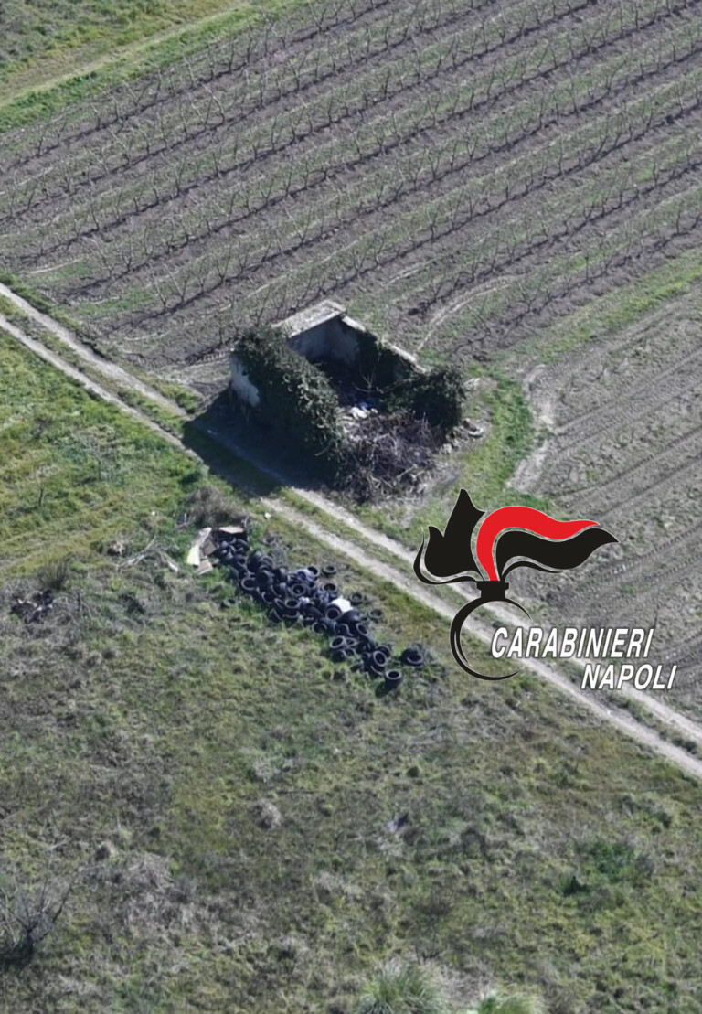 Monitoraggio dei Carabinieri, anche dai cieli due persone denunciate 6 siti illeciti di stoccaggio rifiuti