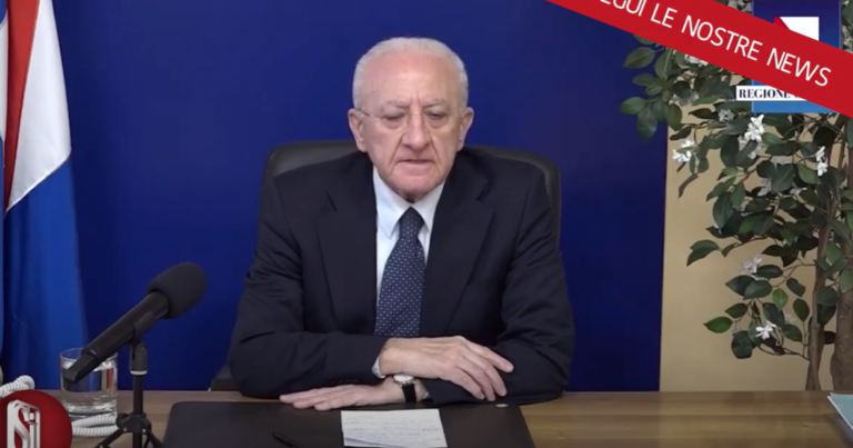 Dobbiamo mantenere la calma”, ha sottolineato il Governatore della Campania, Vincenzo De Luca nella sua diretta social