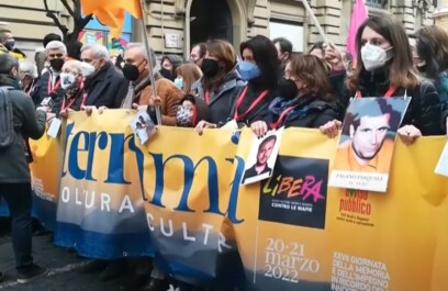 E partito da piazza Garibaldi il corteo organizzato da Libera per la giornata nazionale in ricordo delle vittime delle mafie