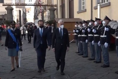 la celebrazione si è svolta all’interno del Museo Nazionale Ferroviario di Pietrarsa con una spettacolare esibizione