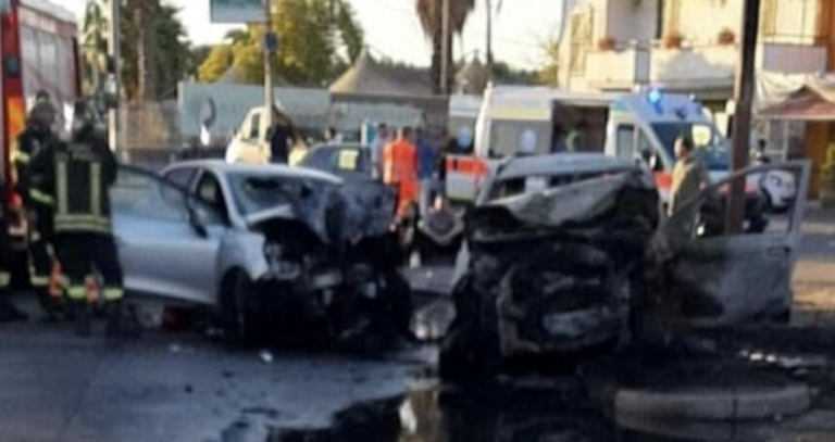 1 morto e 4 feriti in un incidente a Giugliano