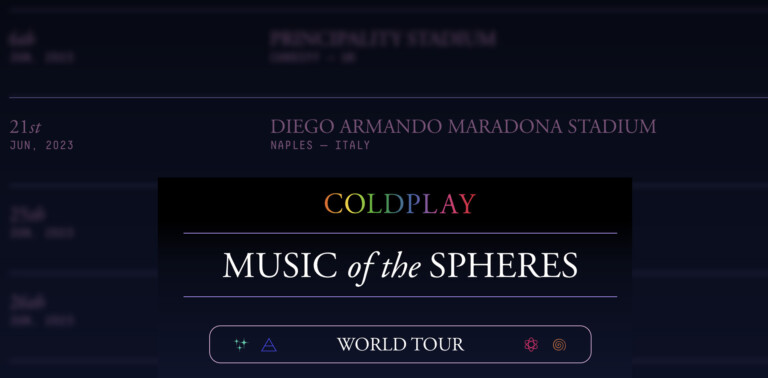 Coldplay al Maradona