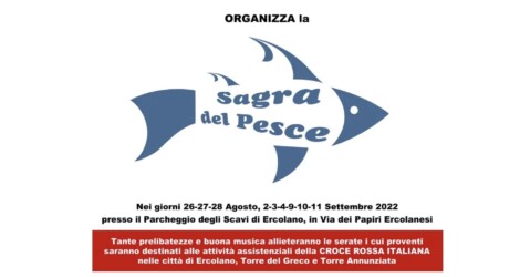 Il manifesto della sagra del pesce