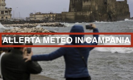 Nuova allerta meteo in campania per domenica