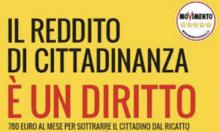 Reddito Cittadinanza Movimento 5 stelle