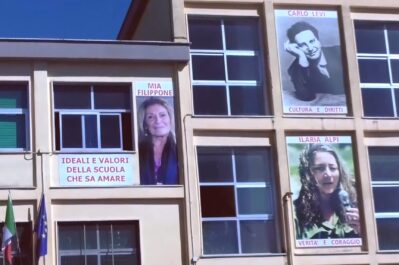 ritorno a scuola omaggio a mia filippone alpi levi scampia