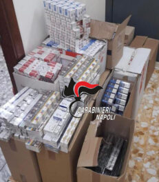 due arresti per 72kg di sigarette di contrabbando