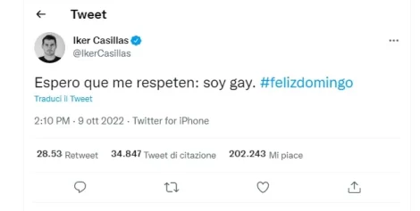 iker casillas sono gay