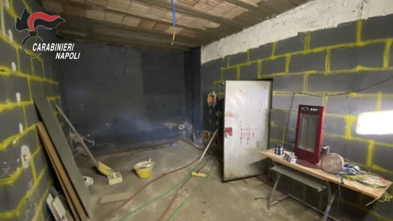 caivano carabinieri bunker segreti