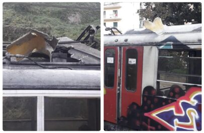 tragedia sfiorata in circumvesuviana