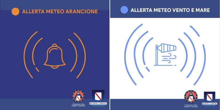 campania, torna l'allerta meteo
