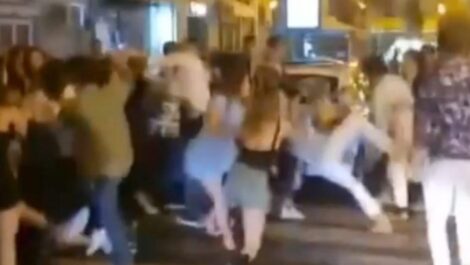 maxi rissa nel casertano, poliziotti fermano sette