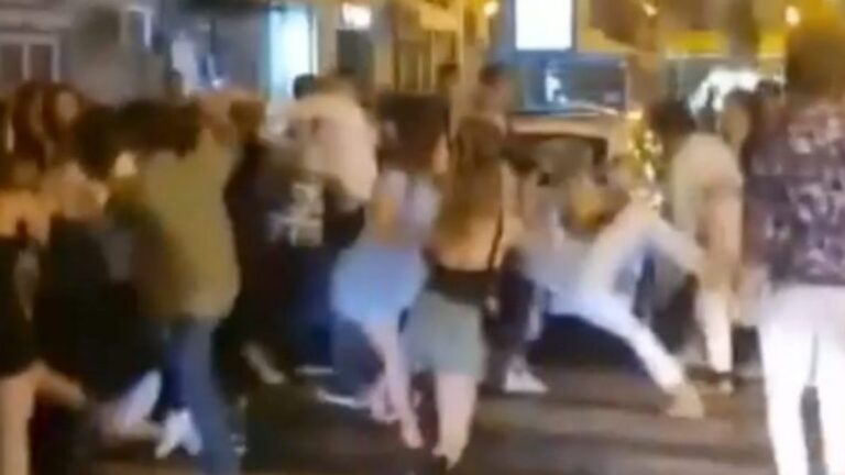 maxi rissa nel casertano, poliziotti fermano sette