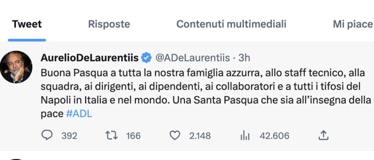 Auguri ai tifosi