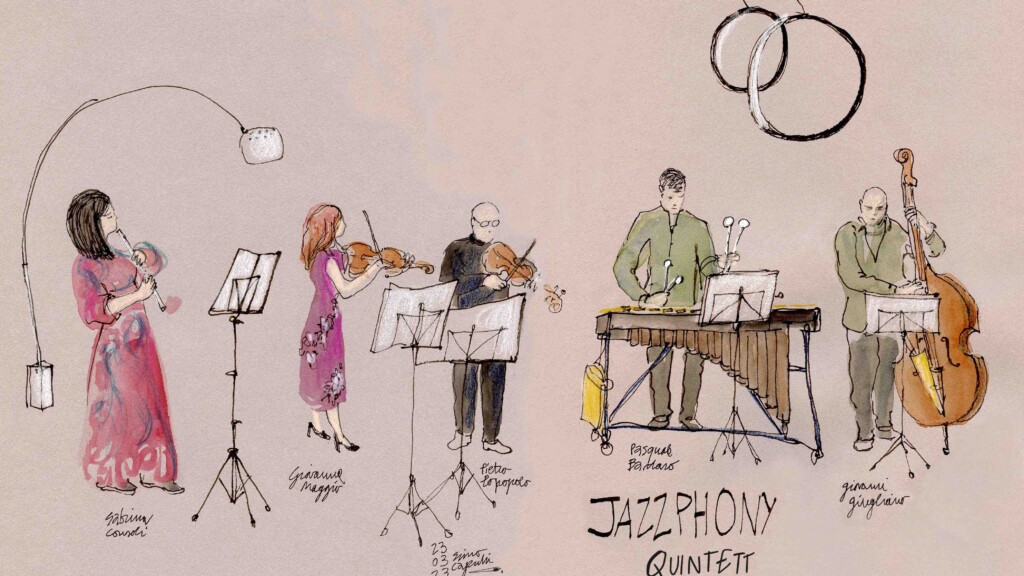 Mercoledì 24 maggio alle 21 è in programma il concerto della Jazzphony Quintett di Pasquale Bardaro alla Galleria Toledo