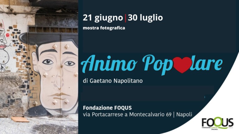 Oggi mercoledì 21 giugno, alle 19, l’inaugurazione della mostra e la presentazione del libro fotografico “Animo popolare”