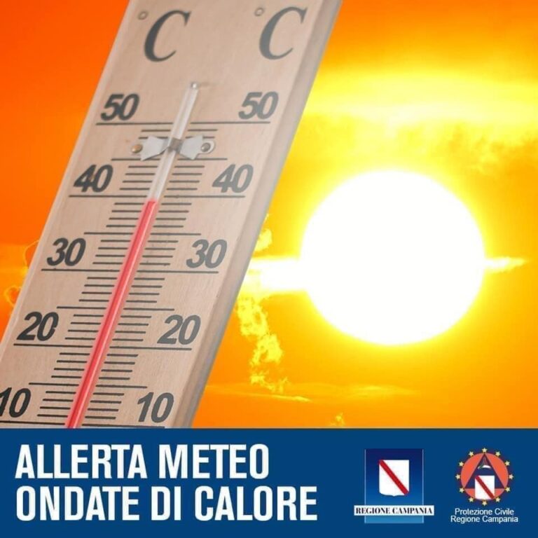 prorogata l'allerta meteo per il caldo fino a sabato