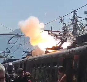 treno circum guasto: il video della pioggia di scintille