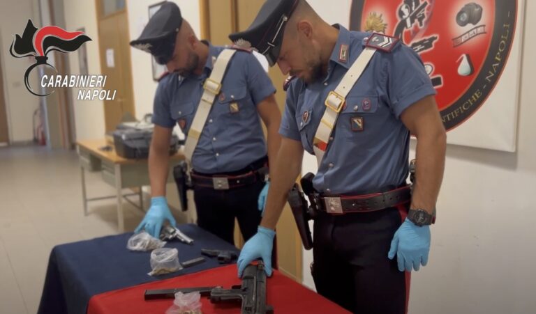 sequestro di armi a secondigliano da parte dei carabinieri