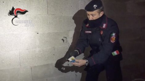 poligono di tiro illegale armi e droga torre annunziata