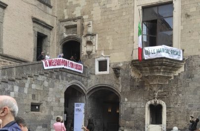 Gli operatori socio sanitari di Napoli tornano in protesta: occupato, stamane, il Maschio Angionio per far sentire la propria voce