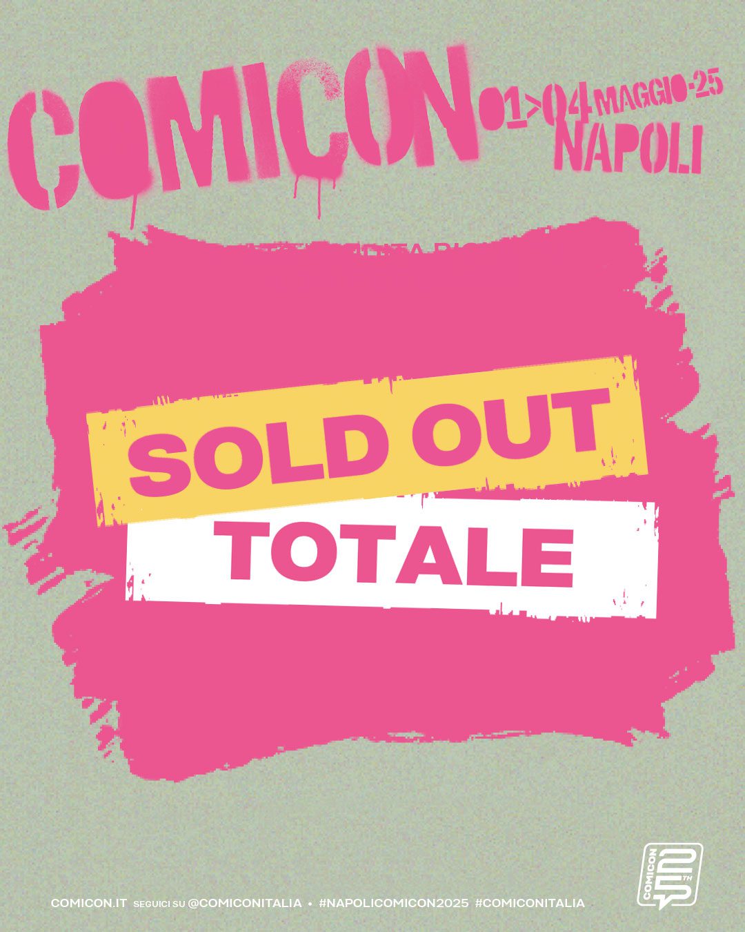 comicon 2025 sold out