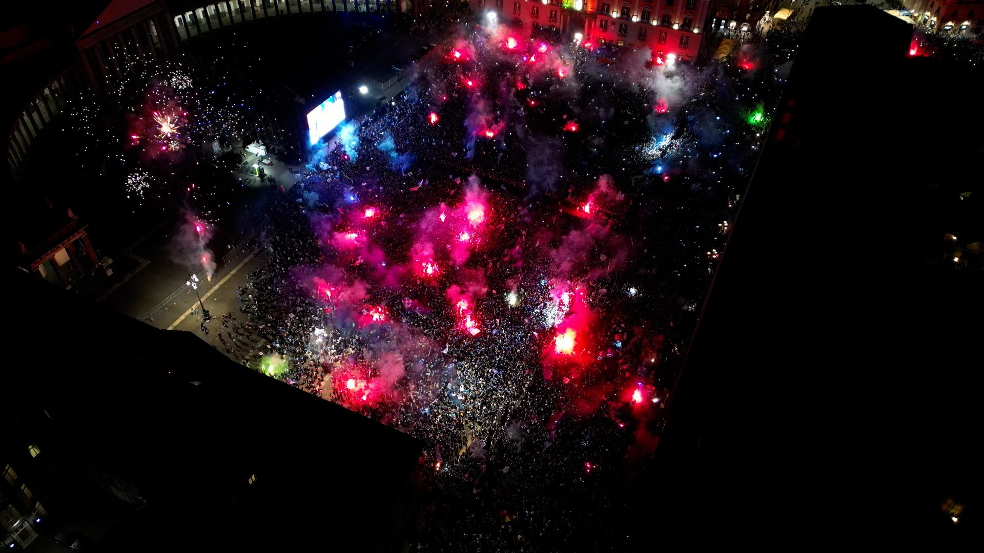 Piazza del Plebiscito fuochi
