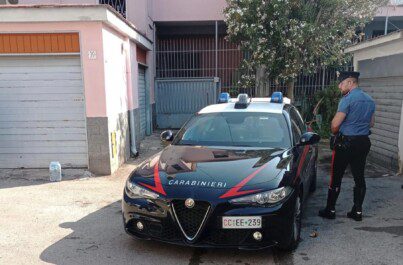 carabinieri incendio saviano