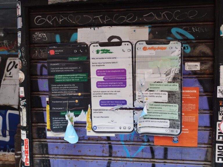 stampe screenshot chat denuncia 1