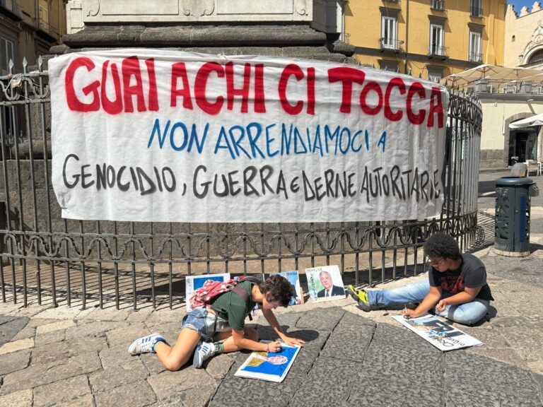 denuncia attiviste attivisti proteste contro fdi fratelli d'italia napoli