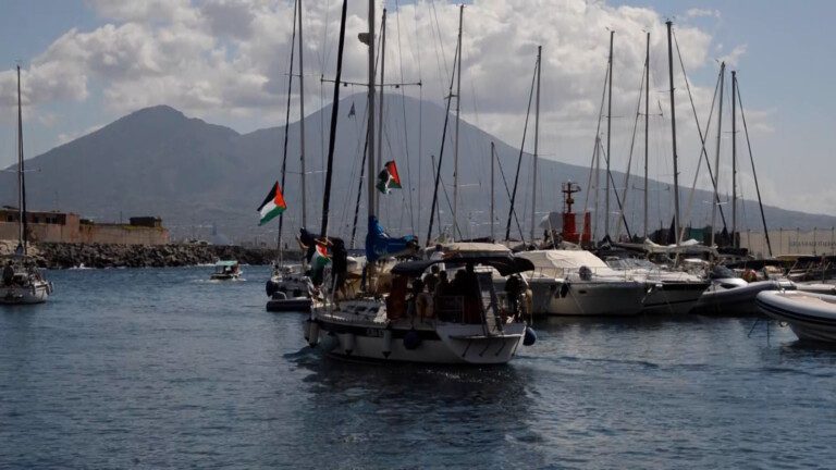 global sumud flotilla napoli