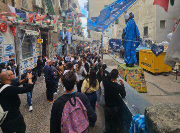 Largo Maradona oggi riaperto