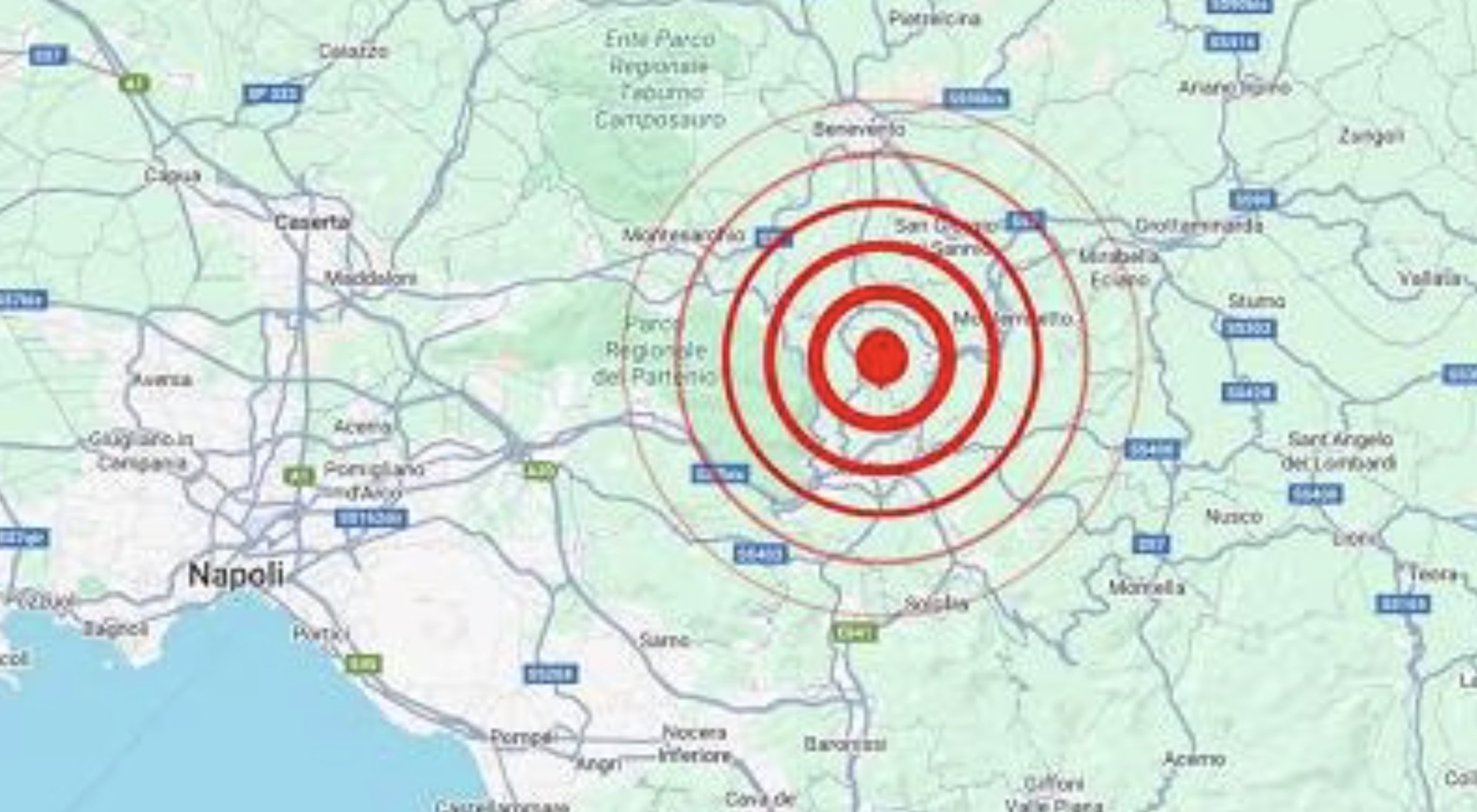 Terremoto in Irpinia, sentito in tutta la Campania