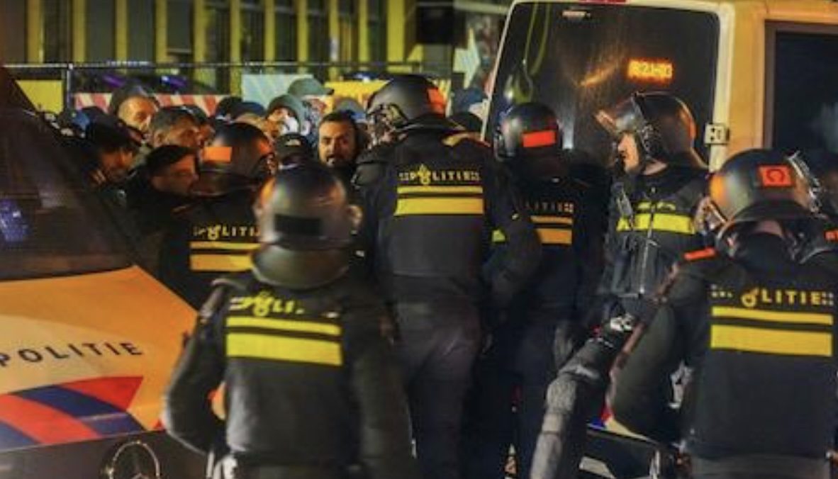 TIfosi del Napoli arrestati a Eindhoven