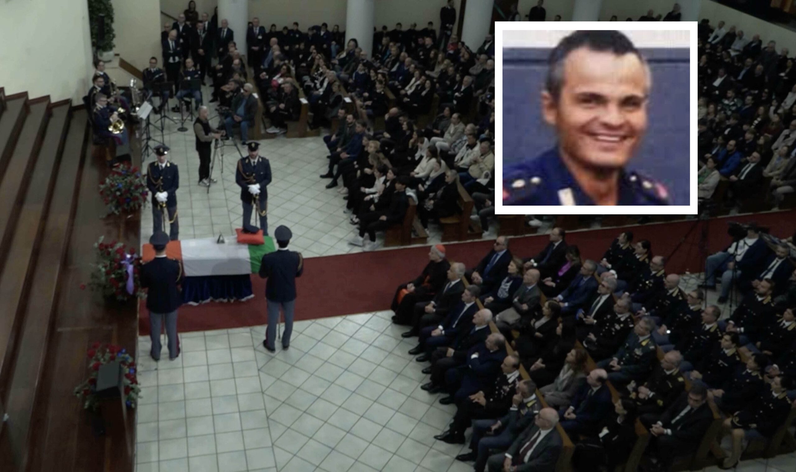 Funerali Aniello Scarpati Poliziotto