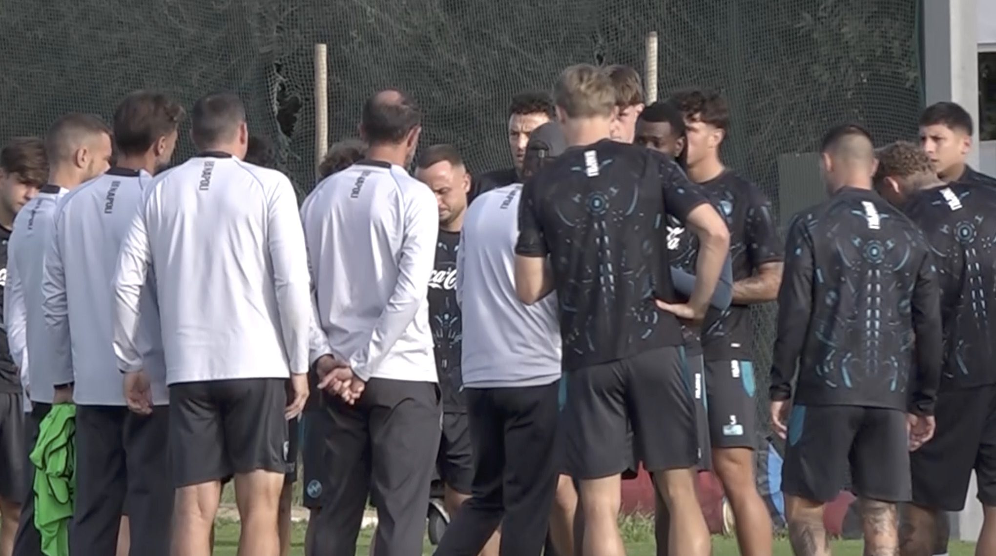 ssc napoli conte allenamento