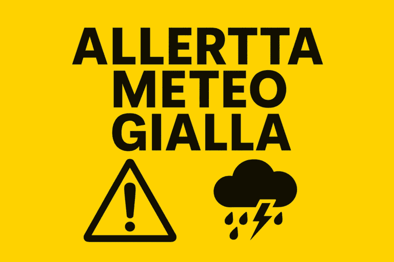Allerta Meteo Gialla in Campania