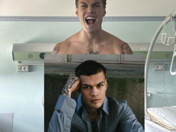 Blanco Ospedale nudo foto vecchia