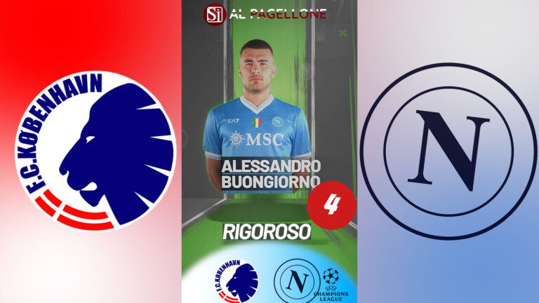 Copenhagen Napoli Buongiorno pagellone