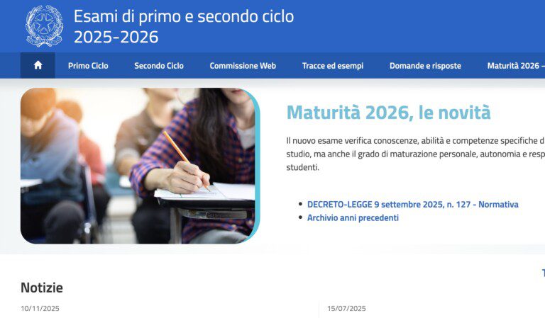 Esame maturità competenze colloquio