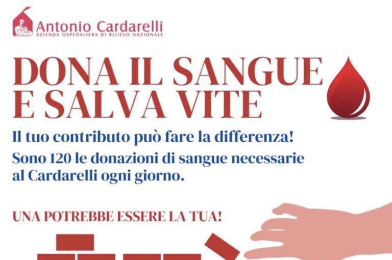 Sangue Cardarelli Carenza Napoli