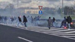 Scontri tifosi Napoli Lazio